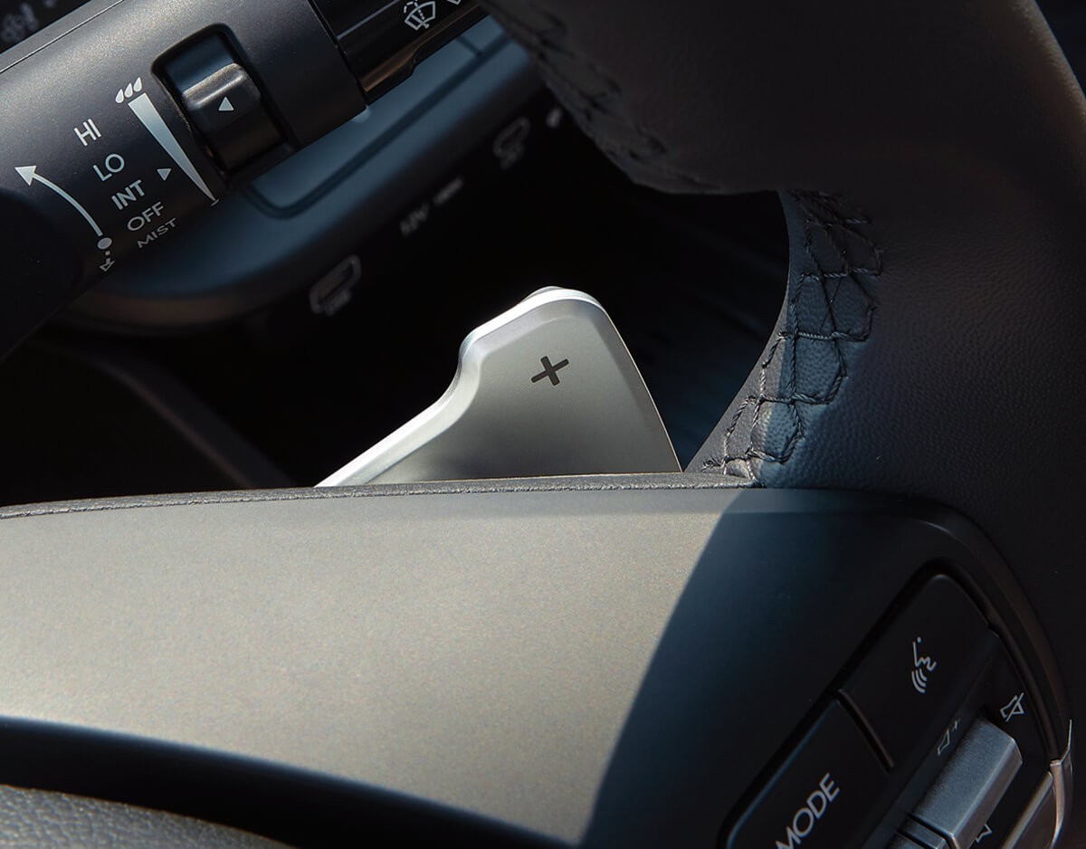 Lẫy chuyển số sau vô lăng Lẫy chuyển số sau vô lăng